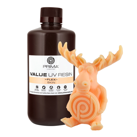 PrimaCreator Value Flex UV Resin - 1000 ml - Skin PrimaCreator Value Flex UV Resin - 1000 ml - Skin