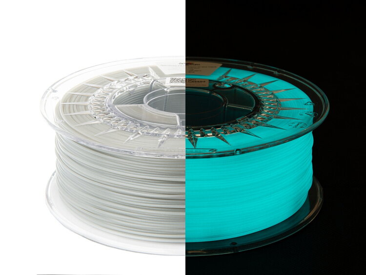 Filament Spectrum PLA SPECIAL SVÍTÍCÍ VE TMĚ - MODRÁ 1,75 mm 1 kg.